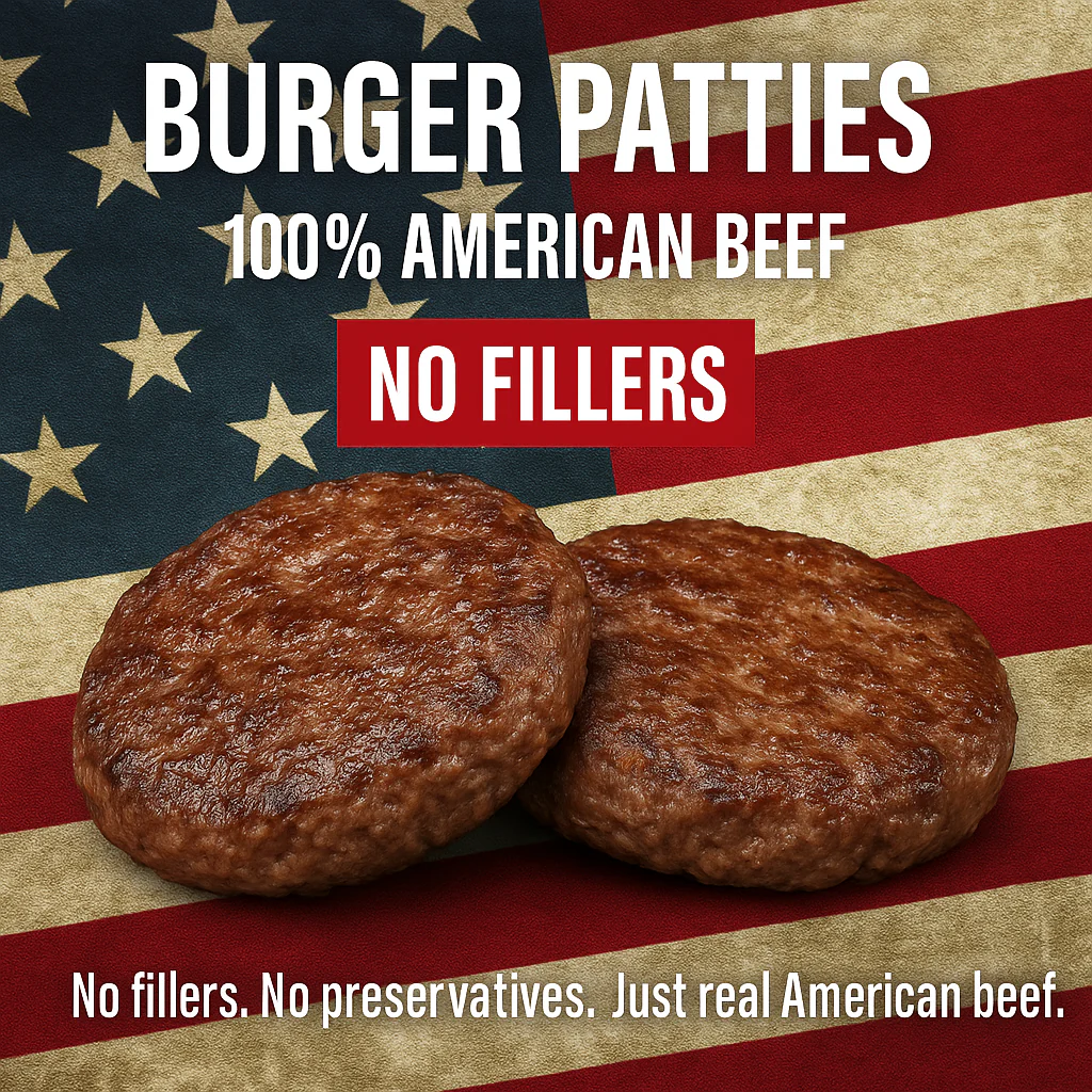 10 Half Pound Grass-Fed Burger Box (5-PACKS)